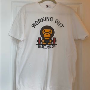 A Bathing Ape Baby Milo Tee Size L